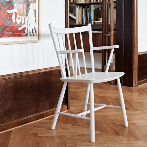 J42 Armchair Solid beech base